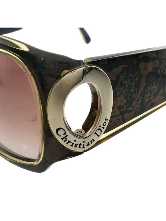Dior Acetate Dark Blue Brown Sunglasses Eyewear main image 5